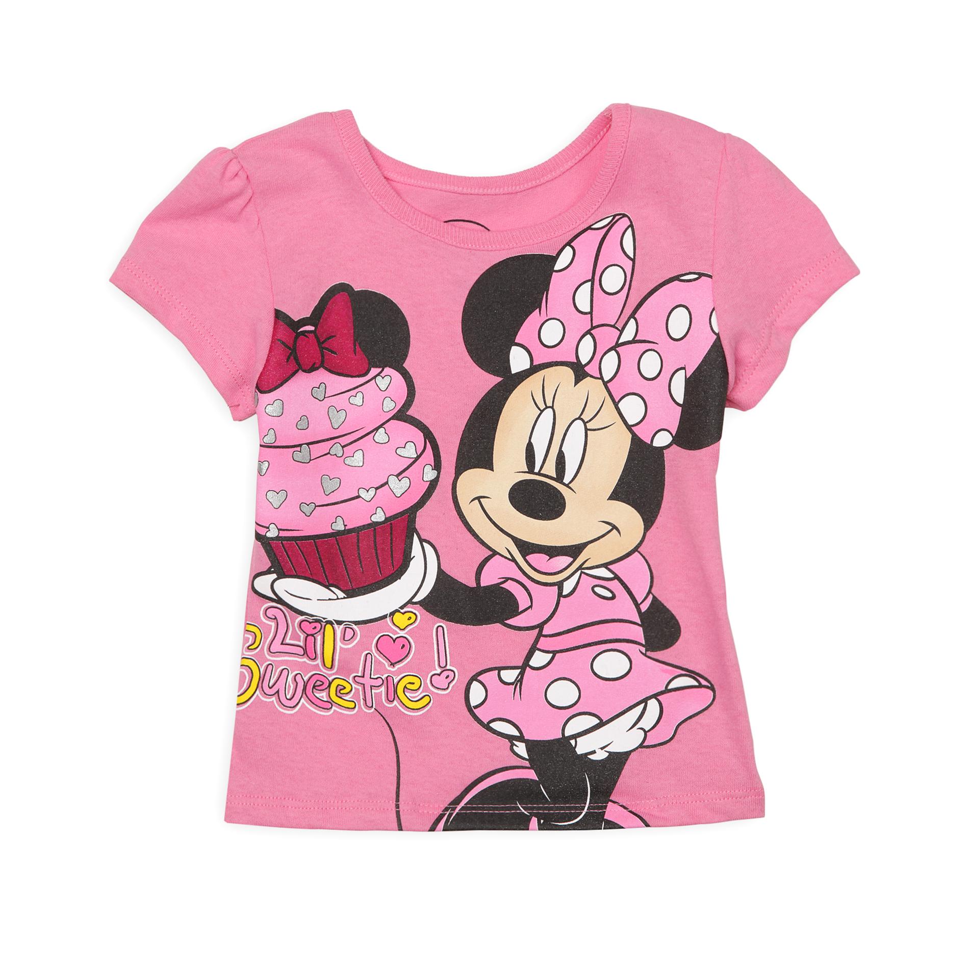 Disney Minnie Mouse Toddler Girl's Graphic T-Shirt - Sweetie