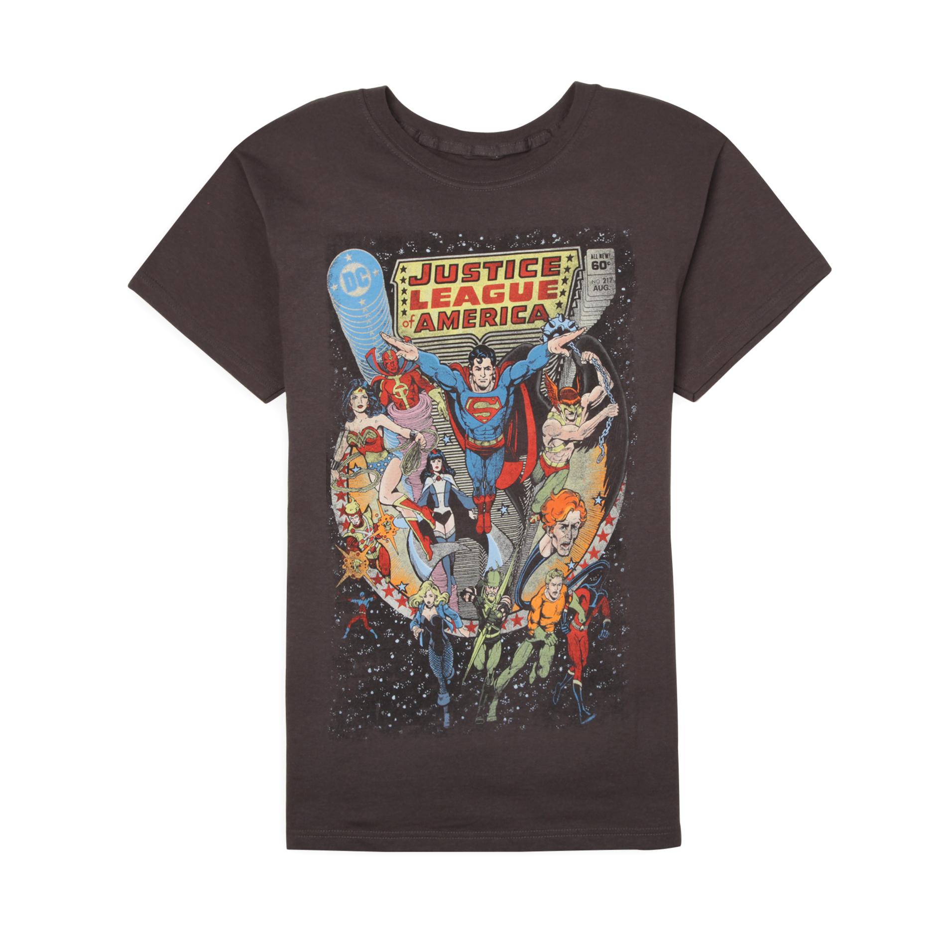 DC Comics Young Men's Graphic T-Shirt - Justice League
