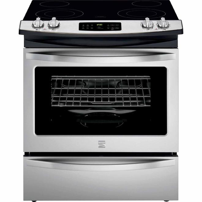 Kenmore 42533 4.6 cu. ft. SlideIn Electric Range w/ Ceramic Smoothtop Cooktop Stainless