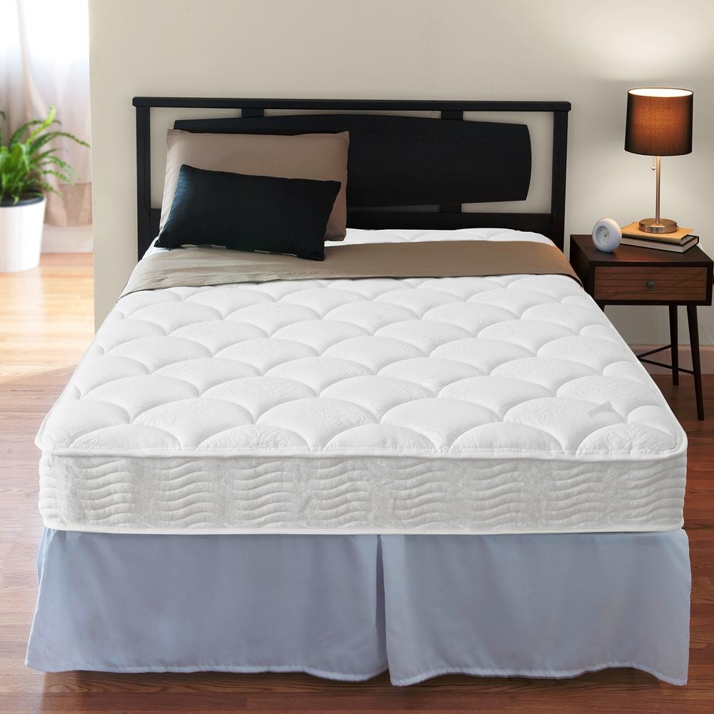 Night Therapy 8 Inch Spring Mattress Complete Set Full