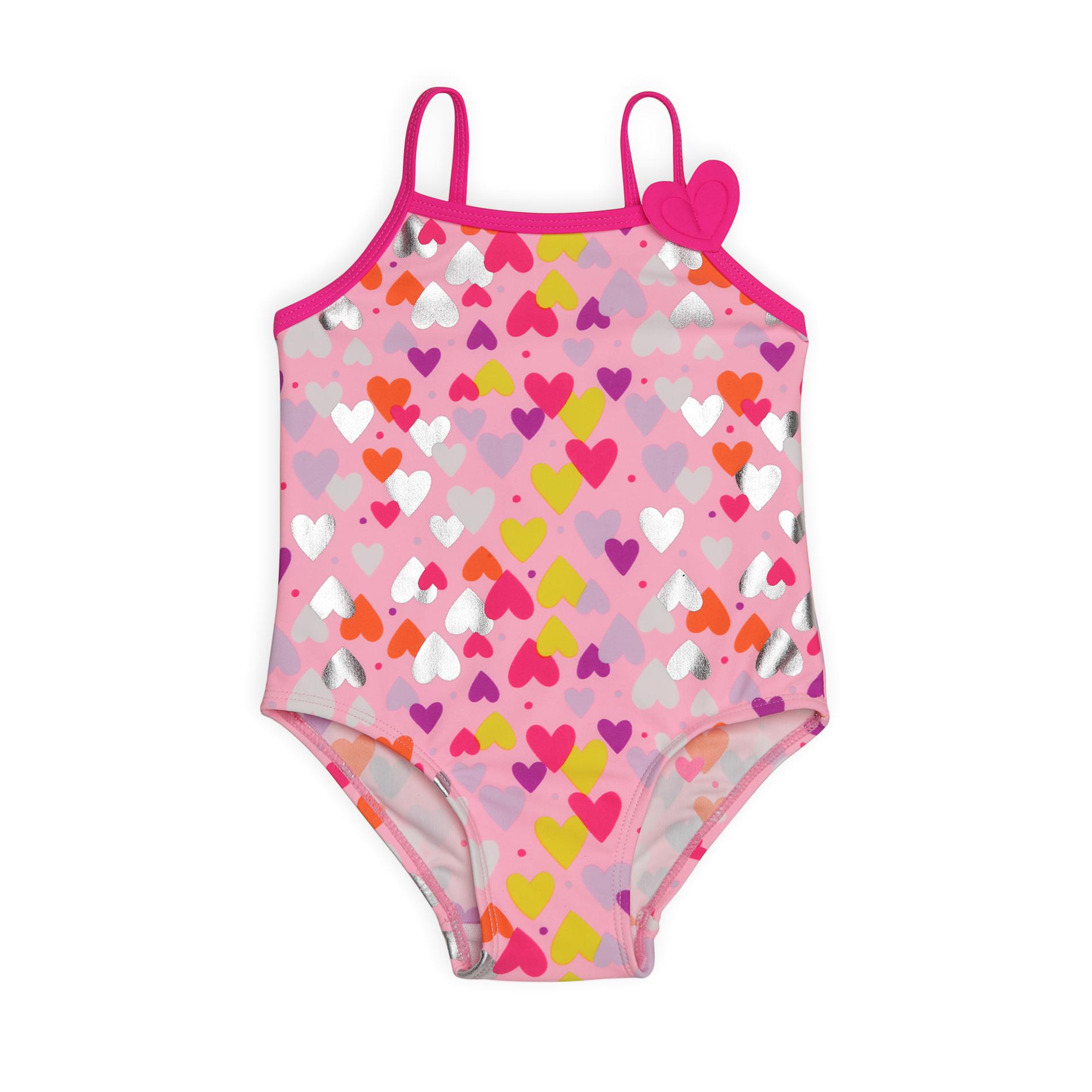 Joe Boxer Infant & Toddler Girl's Swimsuit - Heart Print