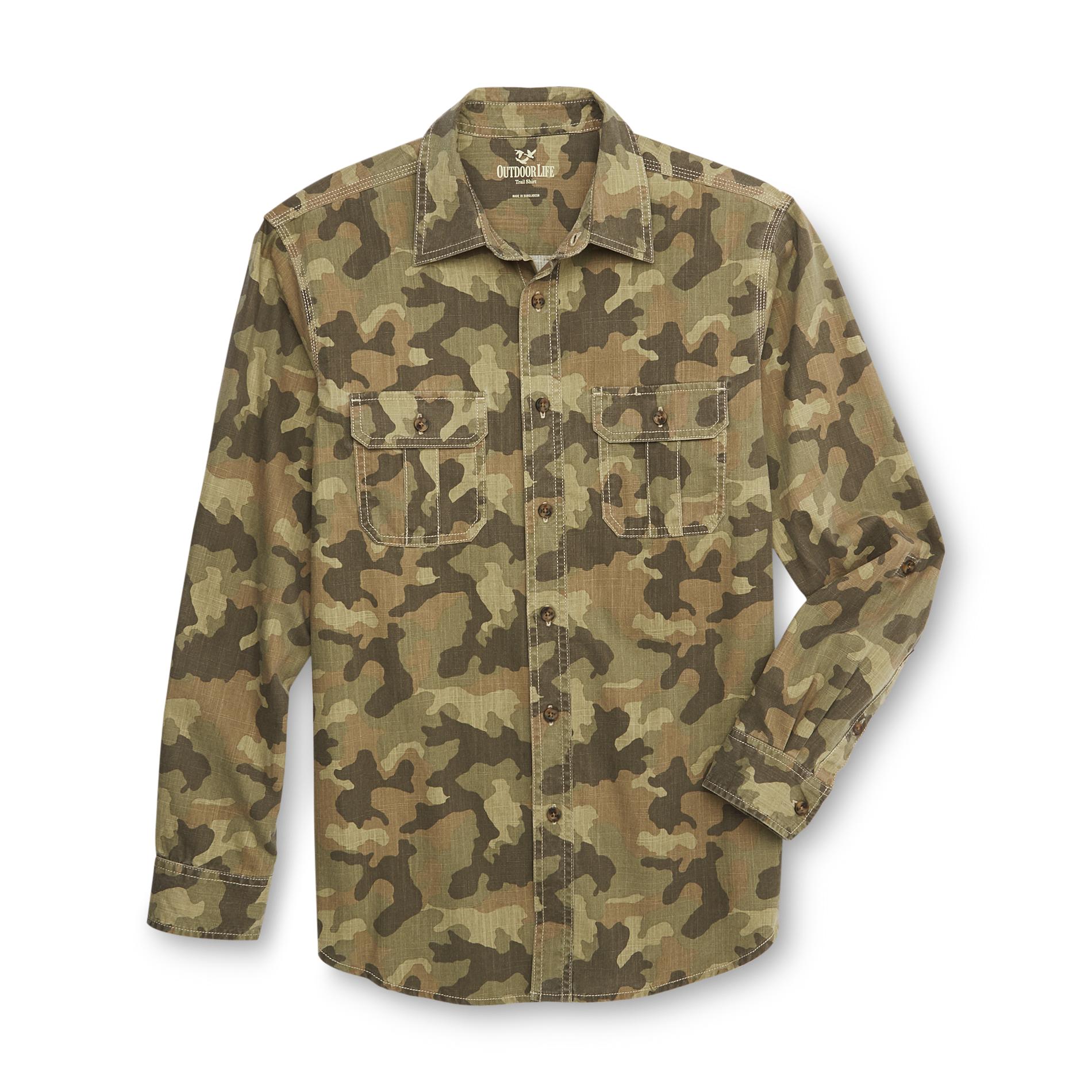 Outdoor Life&reg; Men's Long-Sleeve Trail Shirt - Camouflage