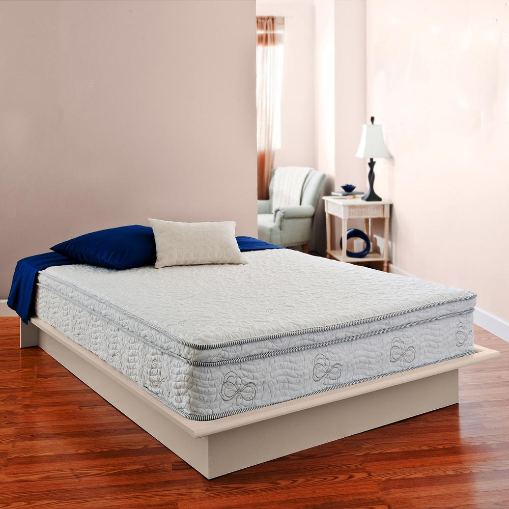 Night Therapy 11" MyGel&#174; iCoil&#174; Euro Box Top Hybrid Mattress Only - Twin