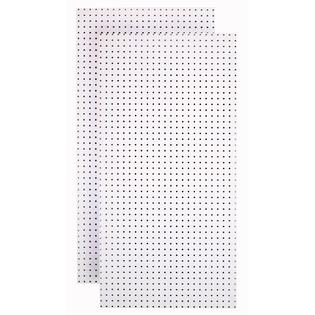 Tempered Wood Pegboard 2 QTY 24 In. W x 48 In. H x 1/4 In. D Custom