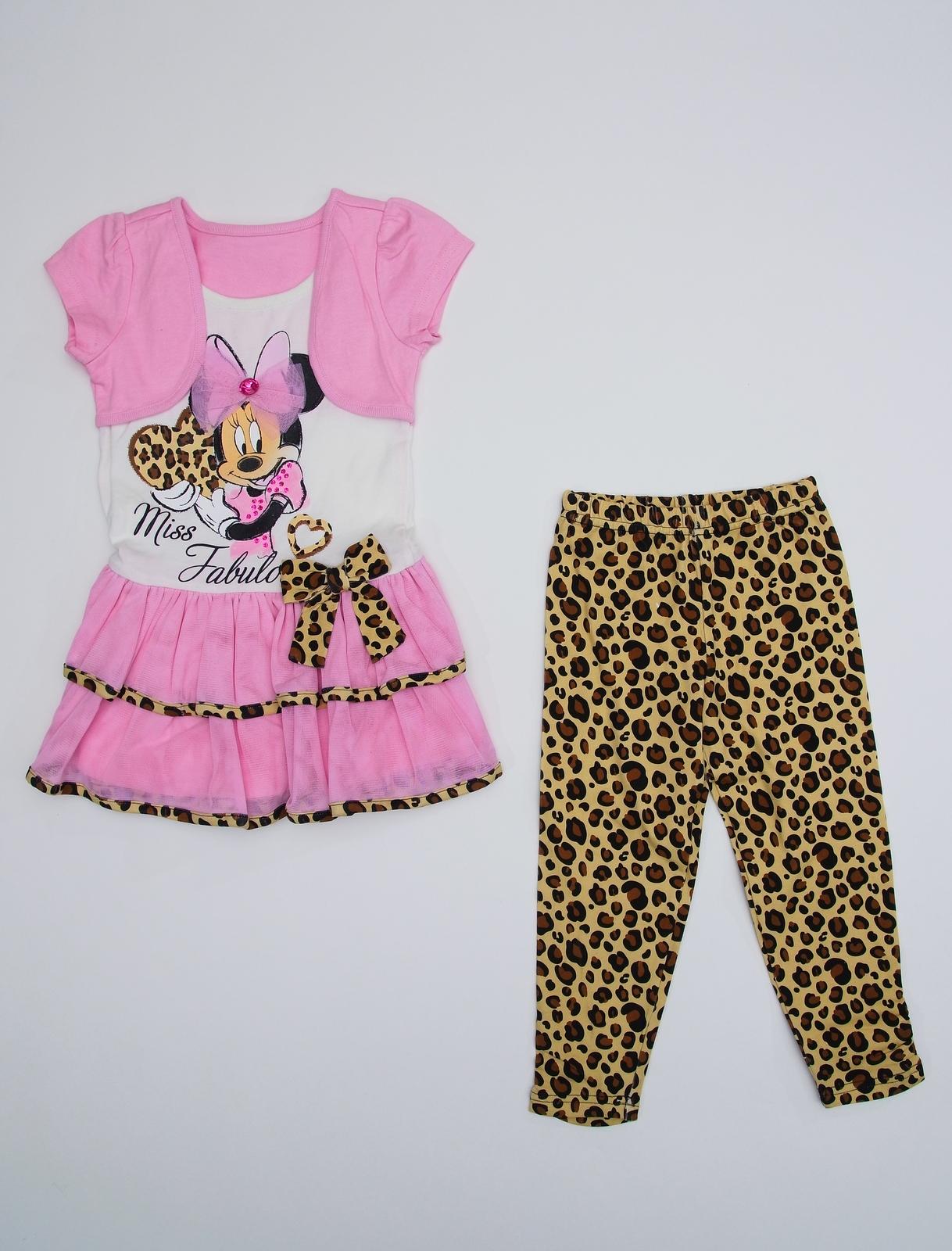 Disney Infant & Toddler Girl's Shrug Top & Leggings - Minnie Mouse