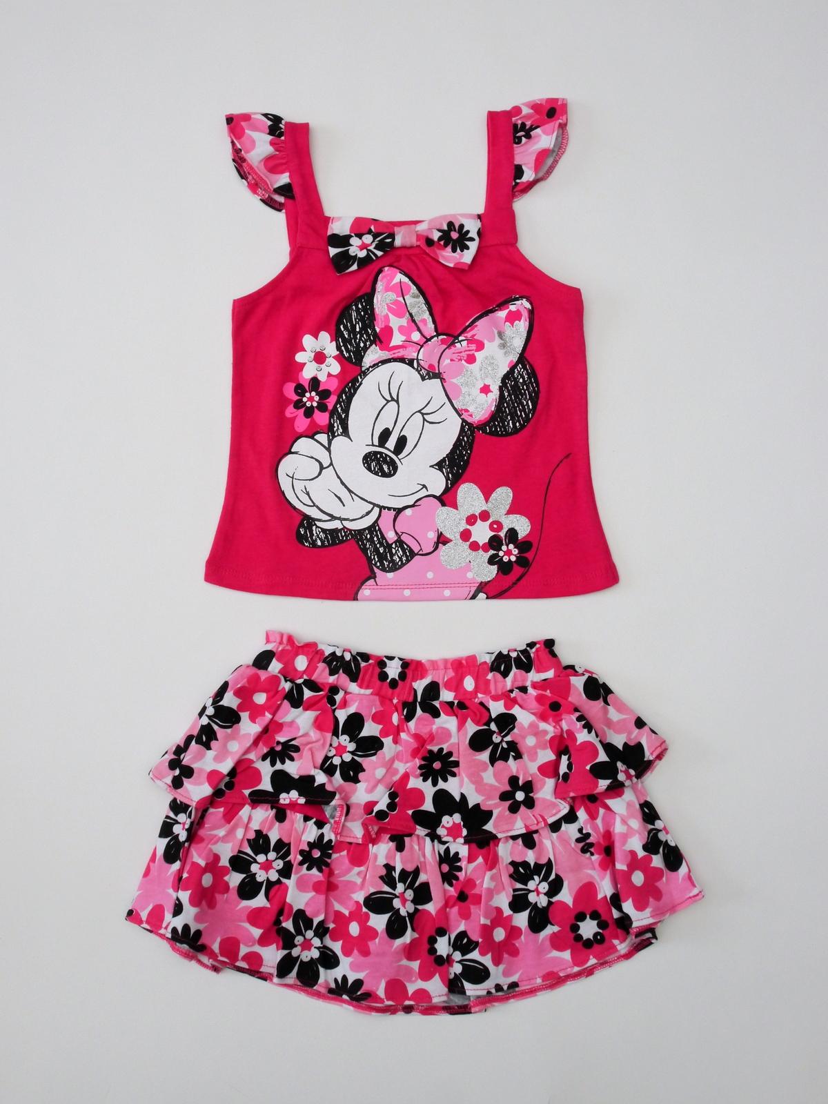 Disney Girl's Tank Top & Skirt - Minnie Mouse