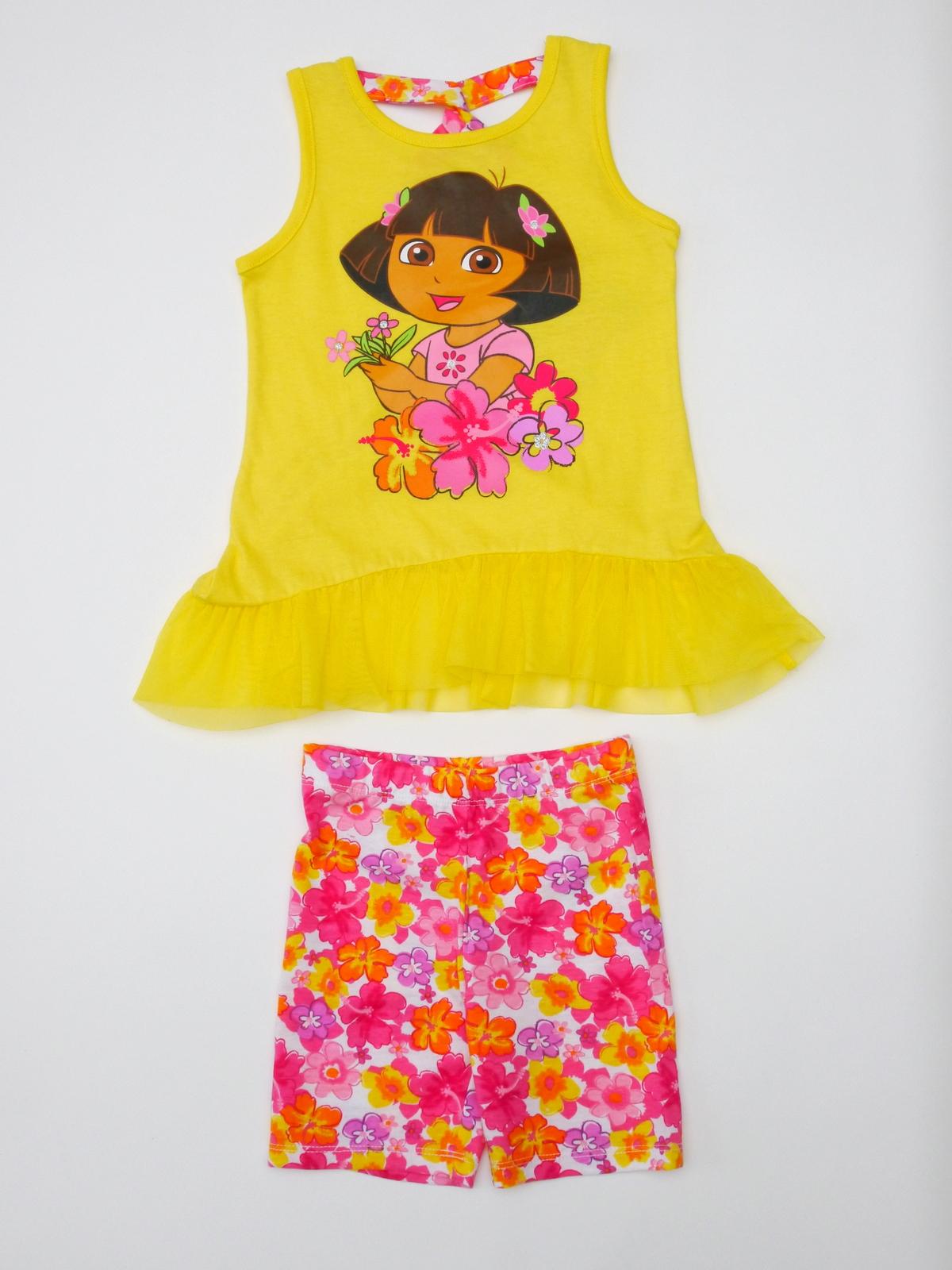 Nickelodeon Girl's Tank Top & Shorts - Dora The Explorer