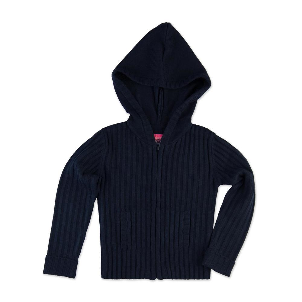 Dockers Girl's Zip-Front Hooded Cardigan