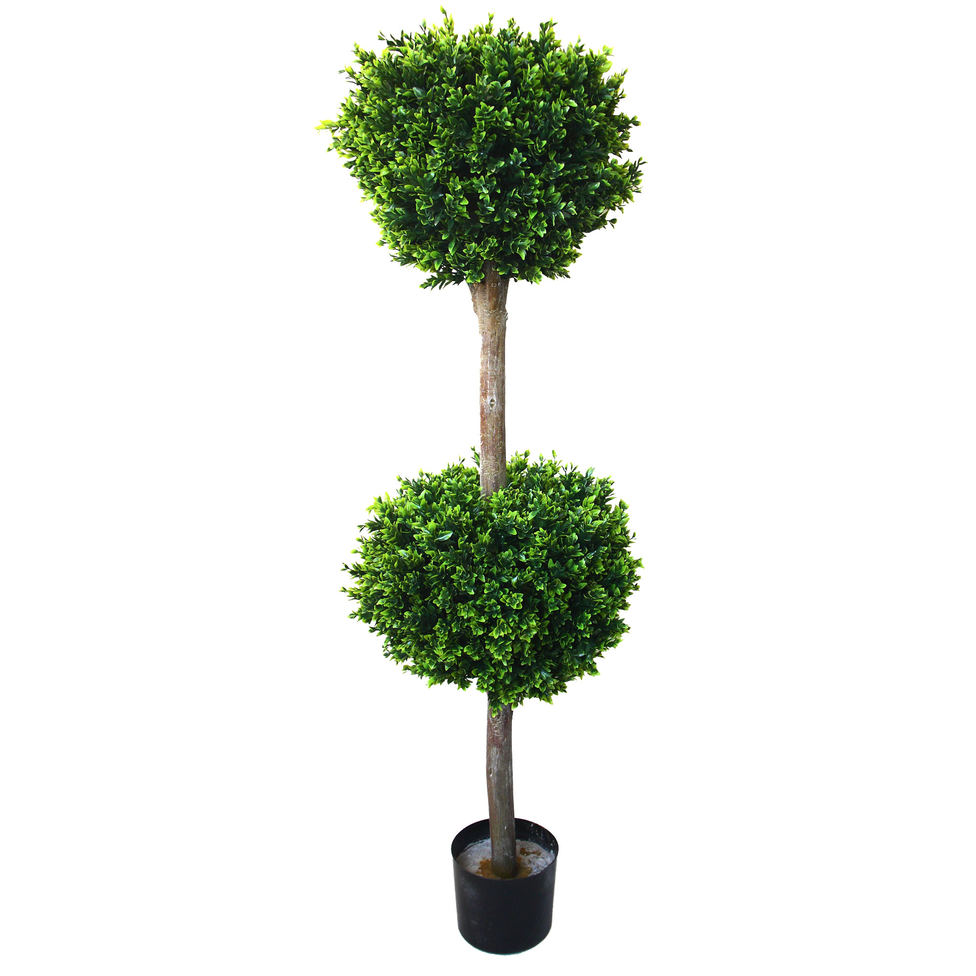 56" Romano Outdoor/Indoor Hedyotis Double Ball Topiary Tree