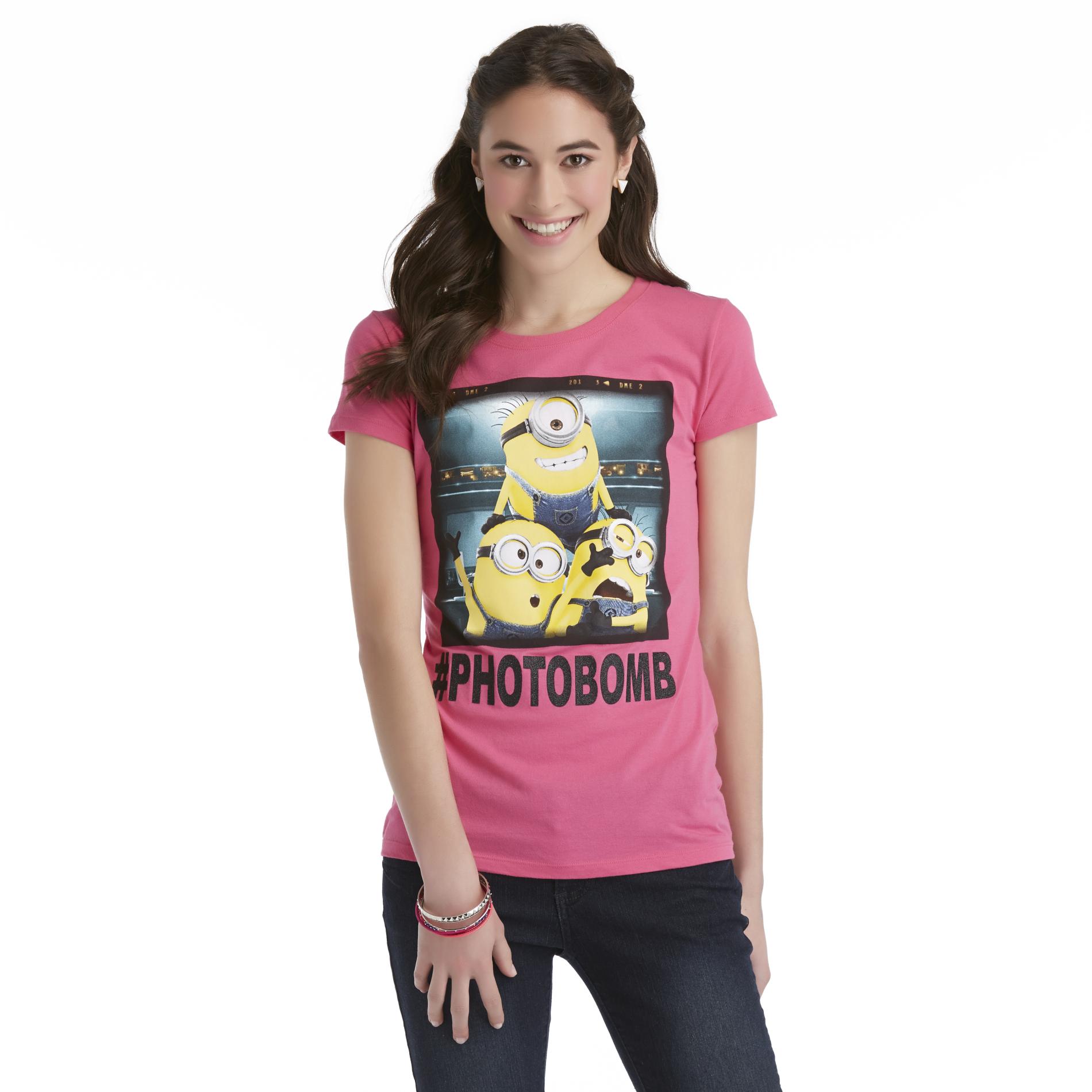 Illumination Entertainment Junior's Graphic T-Shirt - #Photobomb