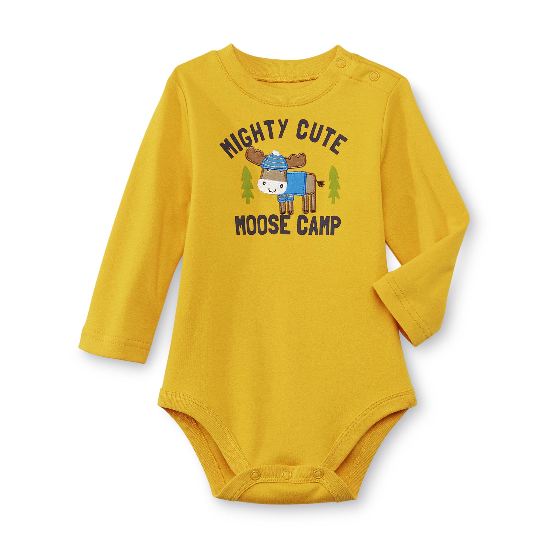 Little Wonders Newborn & Infant Boy's Graphic Long-Sleeve Bodysuit - Mighty Cute