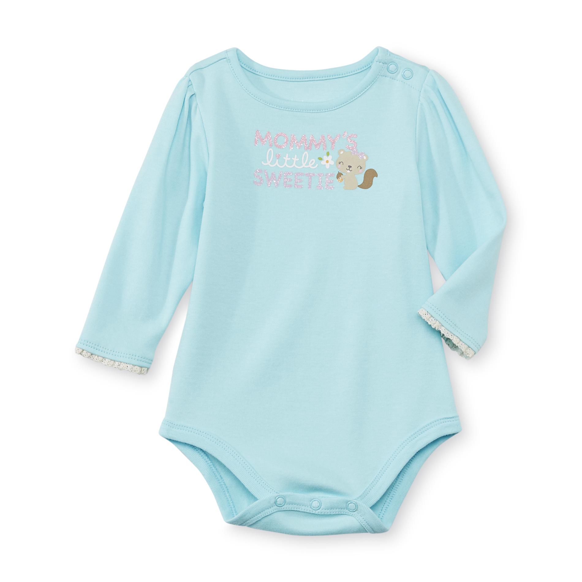 Little Wonders Newborn Girl's Bodysuit - Mommy's Little Sweetie