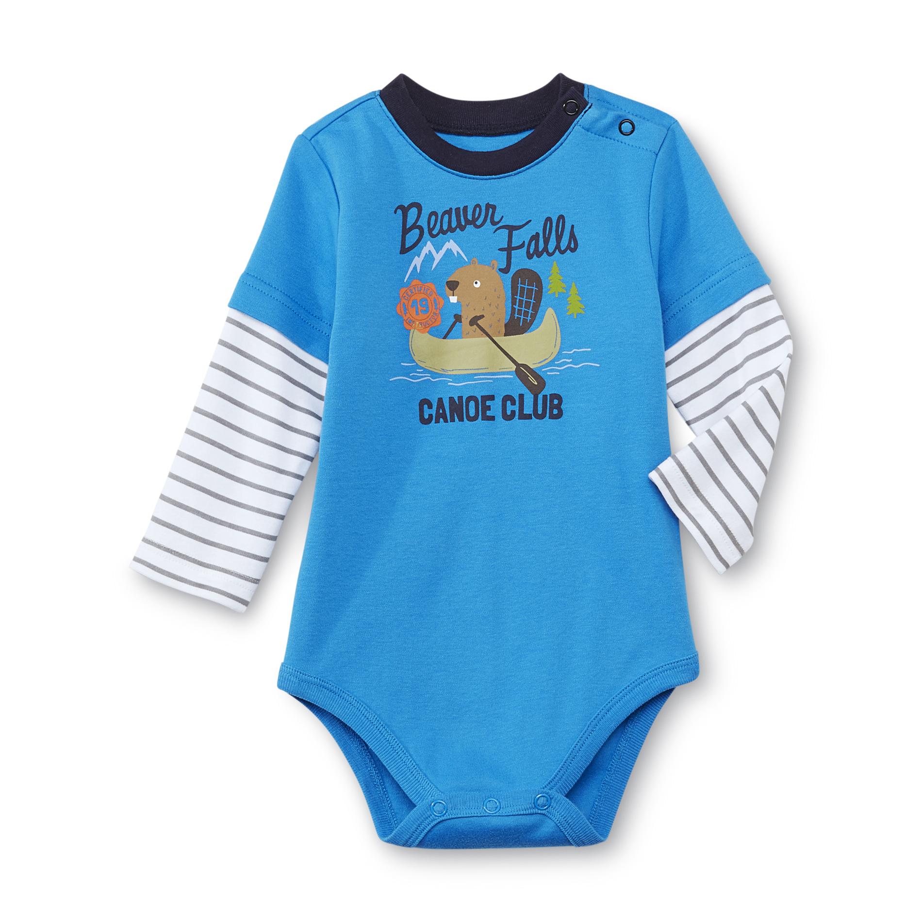 Little Wonders Newborn & Infant Boy's Bodysuit - Beaver Falls