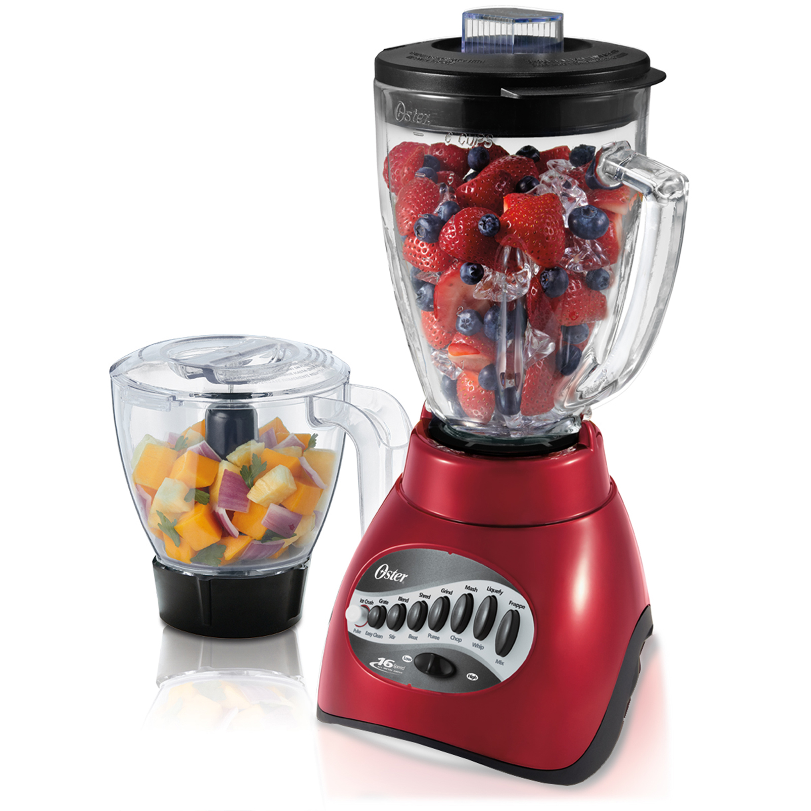 Oster Blstcc Rfp 000 12 Speed Blender Plus 3 Cup Food Processor