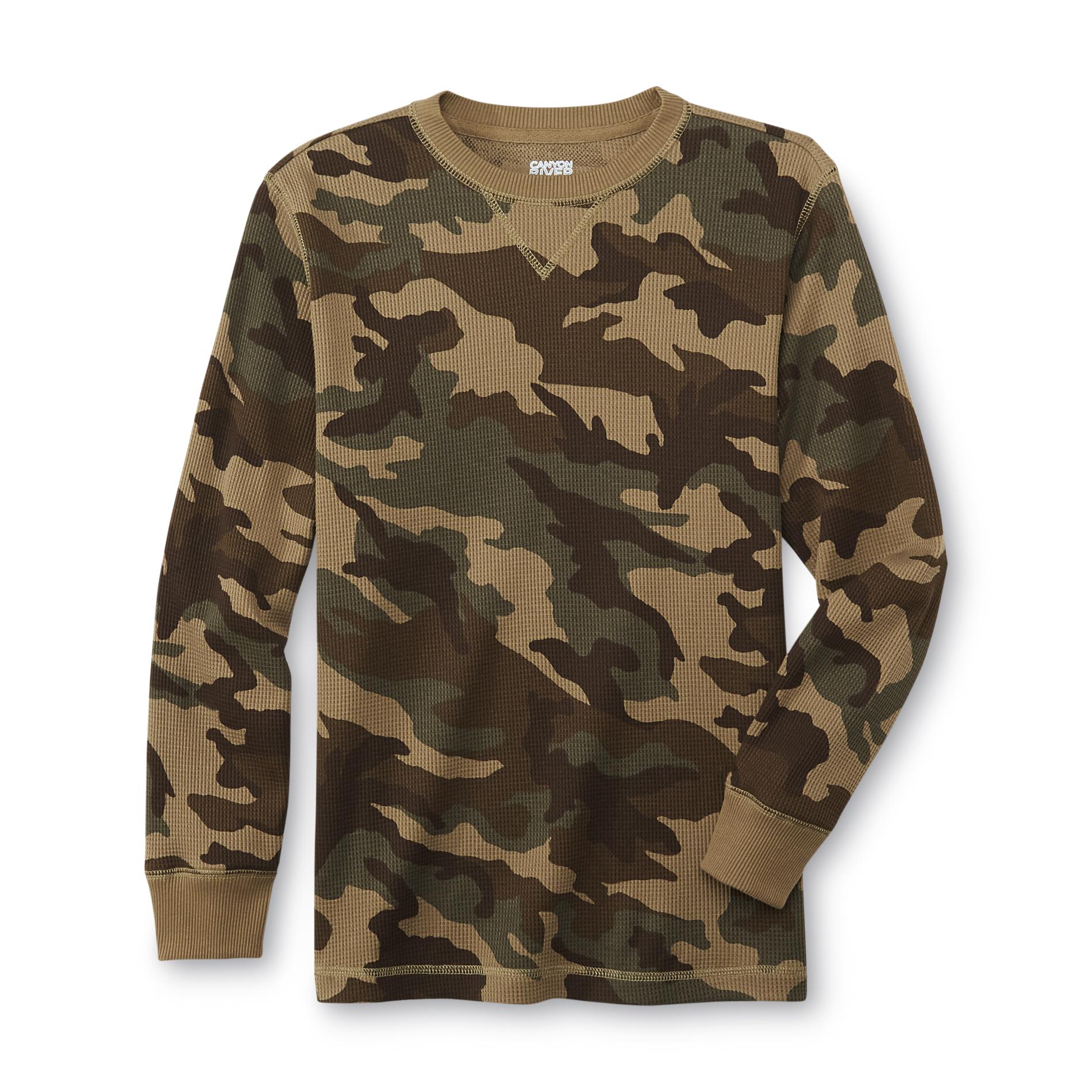 Canyon River Blues Boy's Long-Sleeve Thermal Shirt - Camouflage