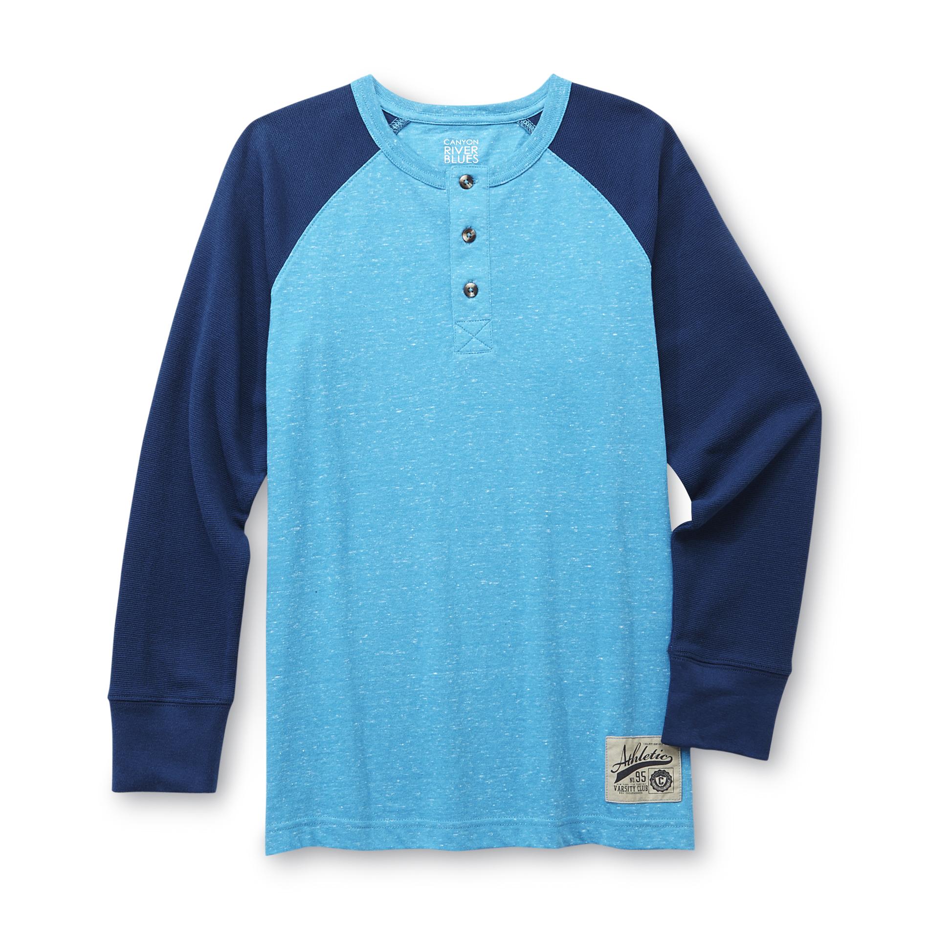 Canyon River Blues Boy's Two-Tone Henley Shirt