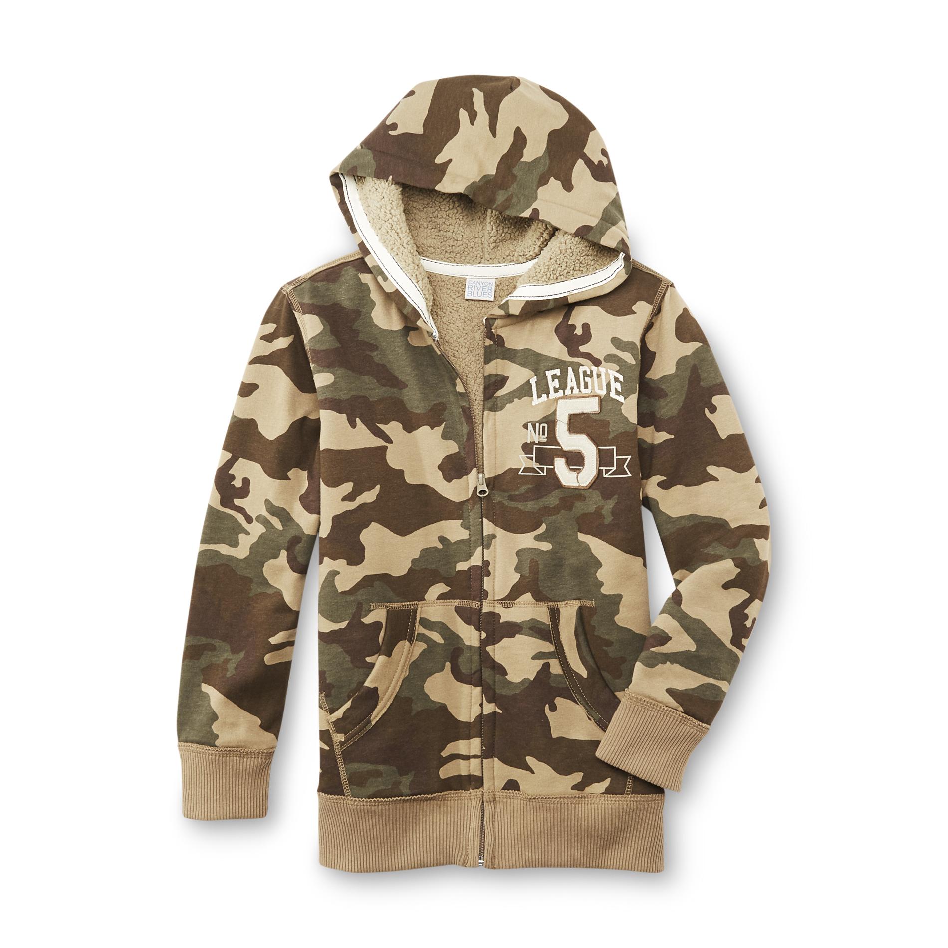 Canyon River Blues Boy's Hoodie Jacket - Camouflage