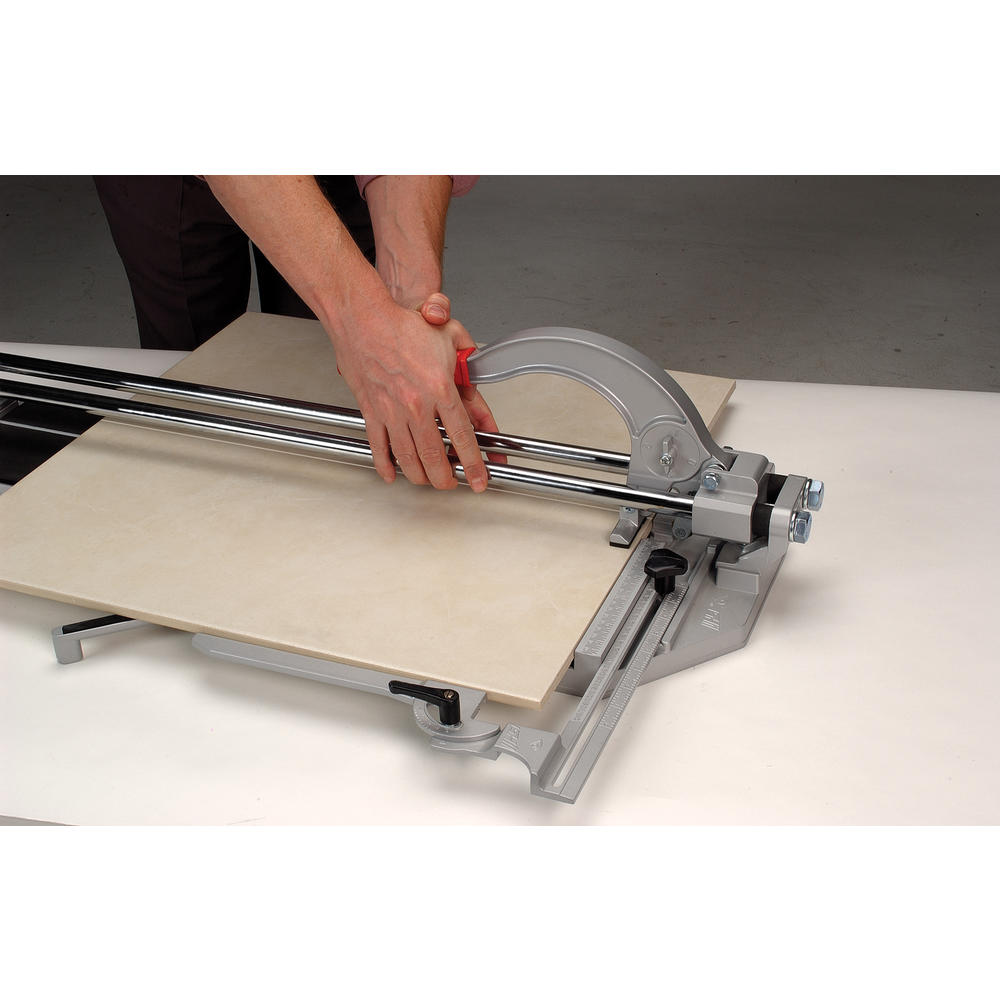Brutus 27 in. Rip and 20 in. Diagonal Professional Porcelain Tile Cutter with 7/8 in. Cutting Wheel