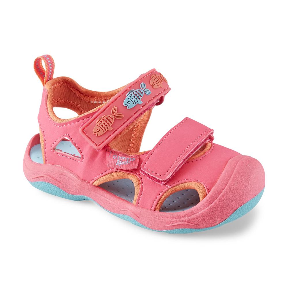 OshKosh Toddler Girl's Rapid-G Light-Up Neon Pink Athletic Sandal