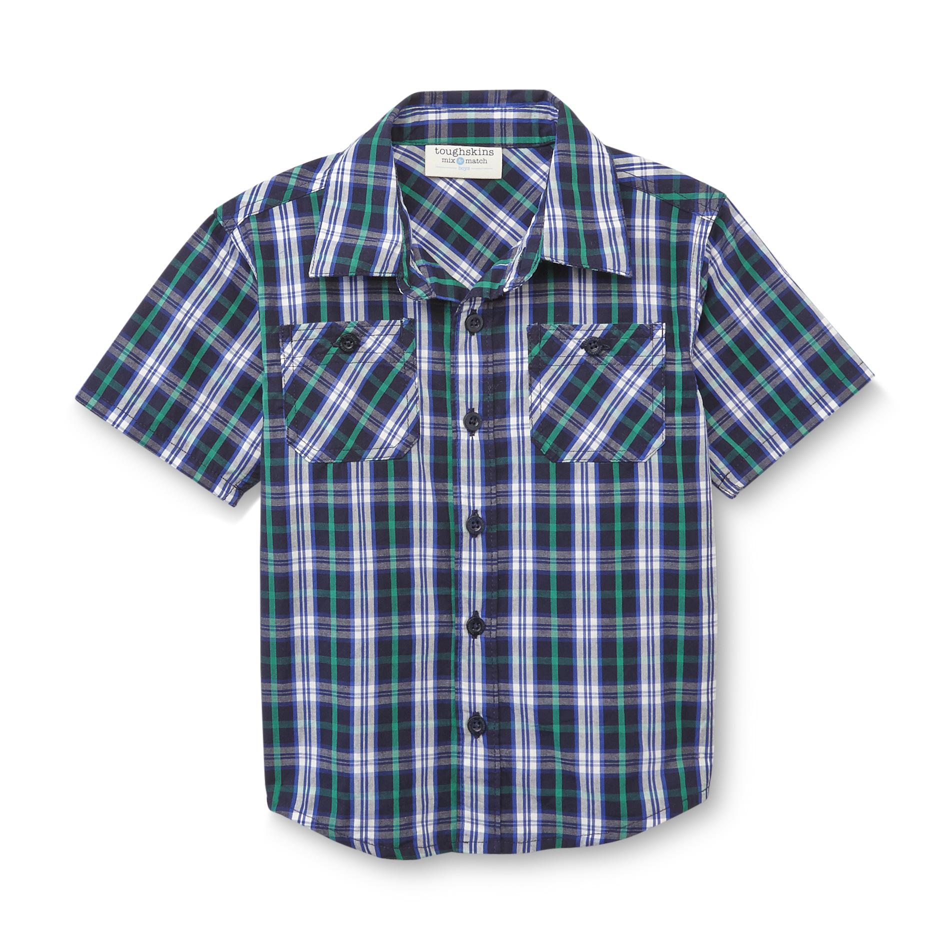Toughskins Infant & Toddler Boy's Button-Front Shirt - Plaid
