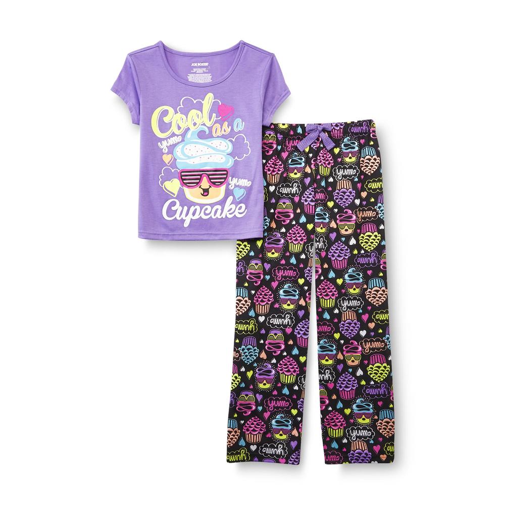 Joe Boxer Girl's Pajama Shirt & Pants - Cool As A Cupcake