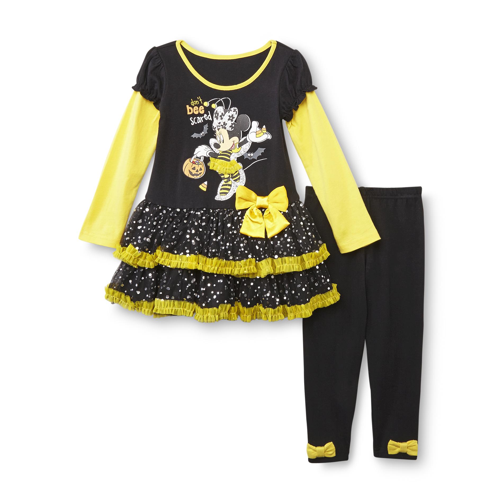 Disney Infant & Toddler Girl's Tunic Top & Leggings - Minnie Mouse