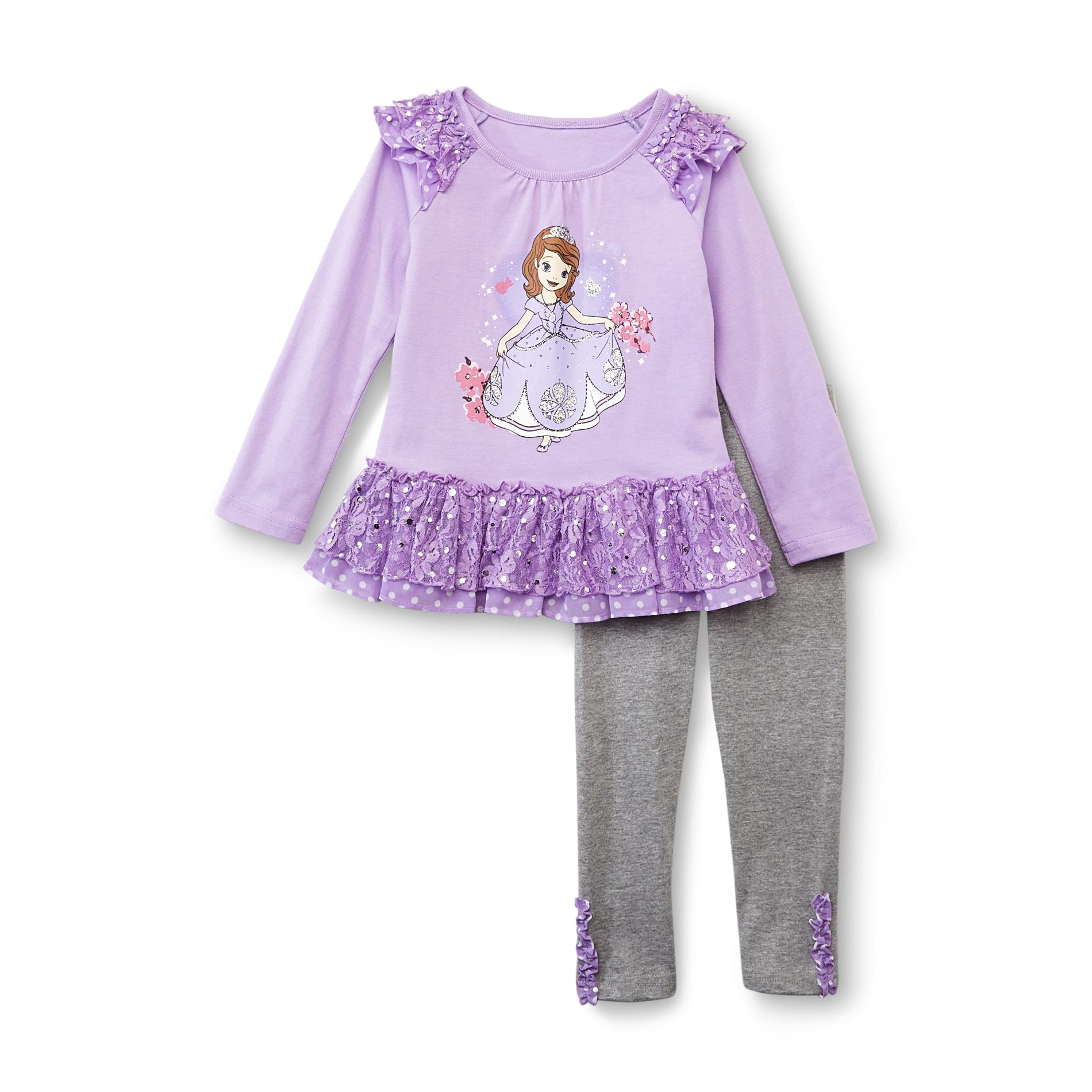 Disney Infant & Toddler Girl's Tunic Top & Leggings - Sofia The First