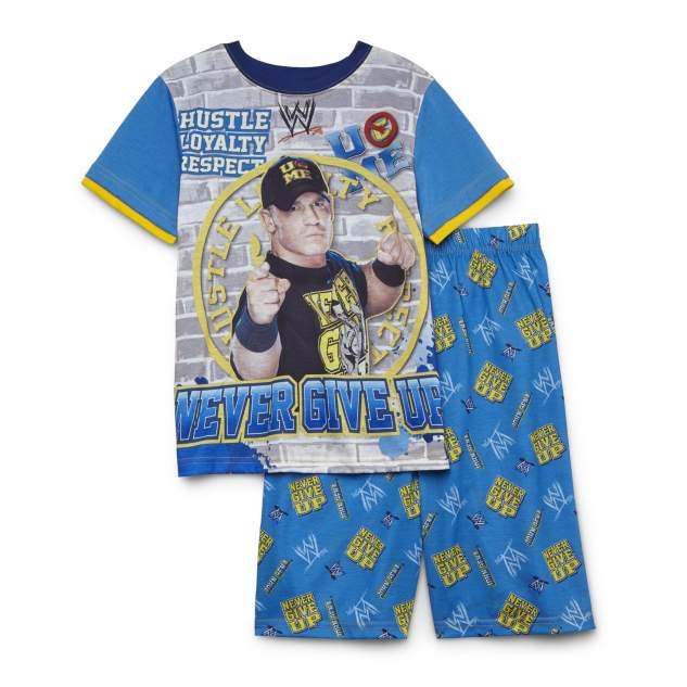 License Character WWE Boy's Pajama Shirt and Shorts