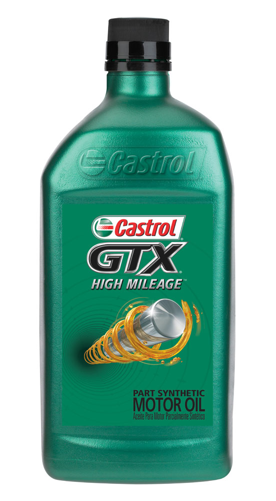 Castrol GTX High Mileage Motor Oil 10W30 qt