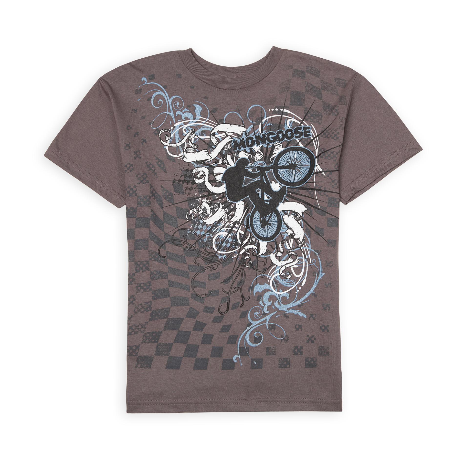 Mongoose Boy's Graphic T-Shirt - Biker