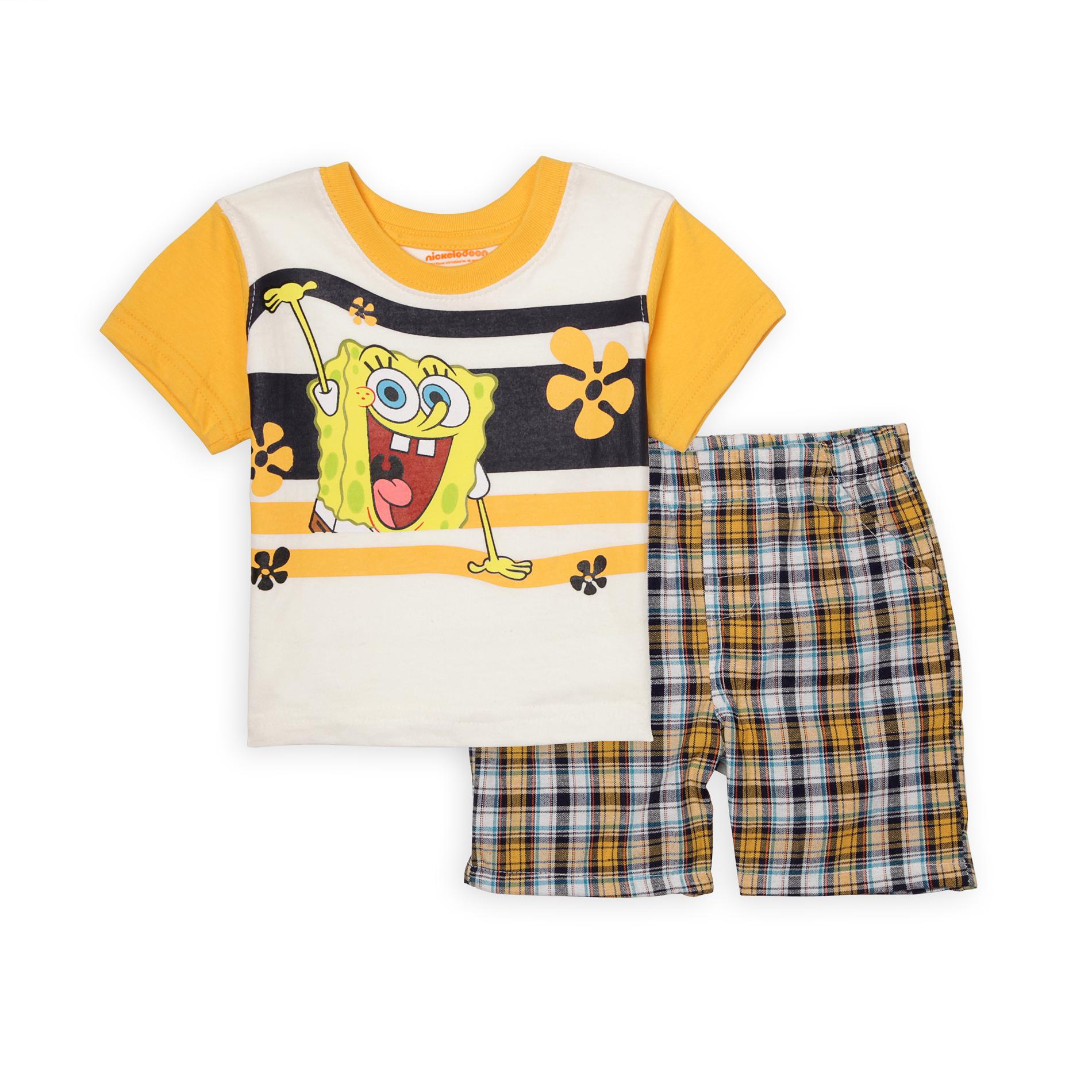 Nickelodeon Infant Boy's Graphic T-Shirt & Shorts - Plaid