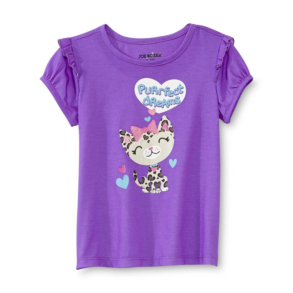 Joe Boxer Infant & Toddler Girl's Pajama Shirt & Pants - Cat
