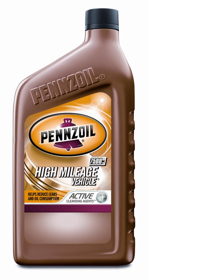 Pennzoil High Mileage Motor Oil 10W40 Quart
