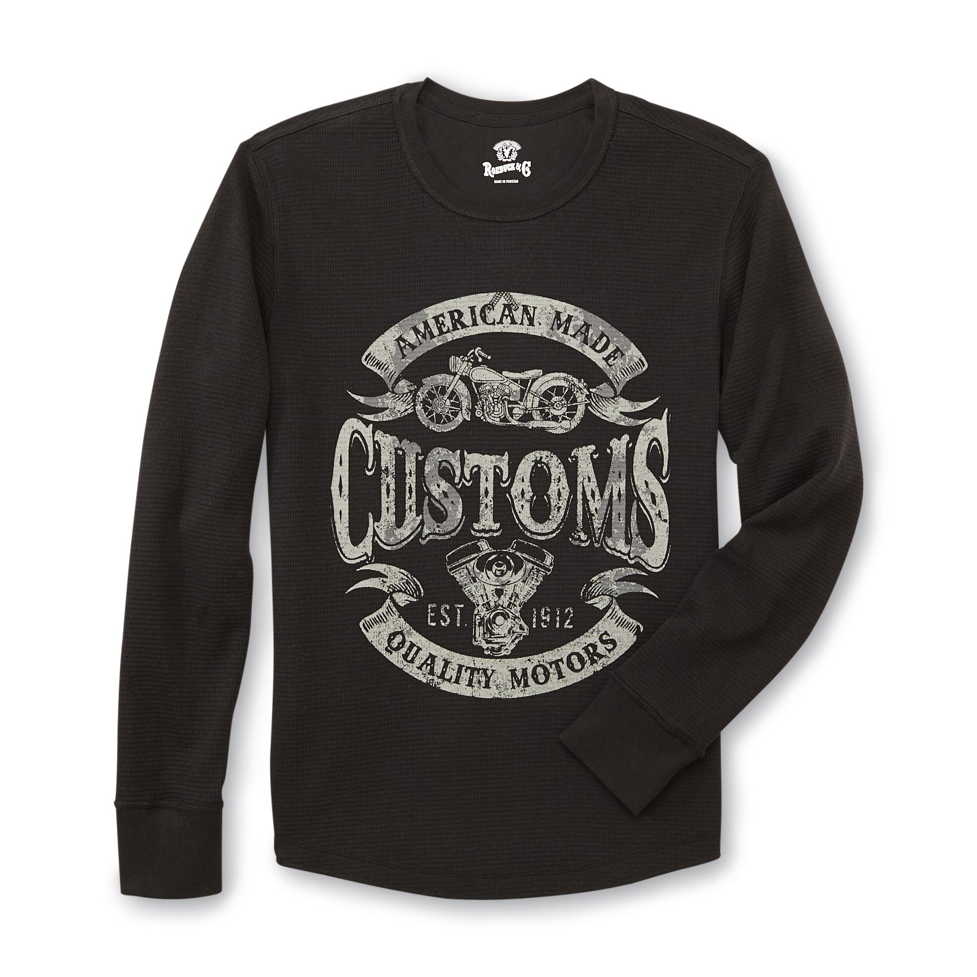 Roebuck & Co. Young Men's Thermal T-Shirt - Motorcycle Customs