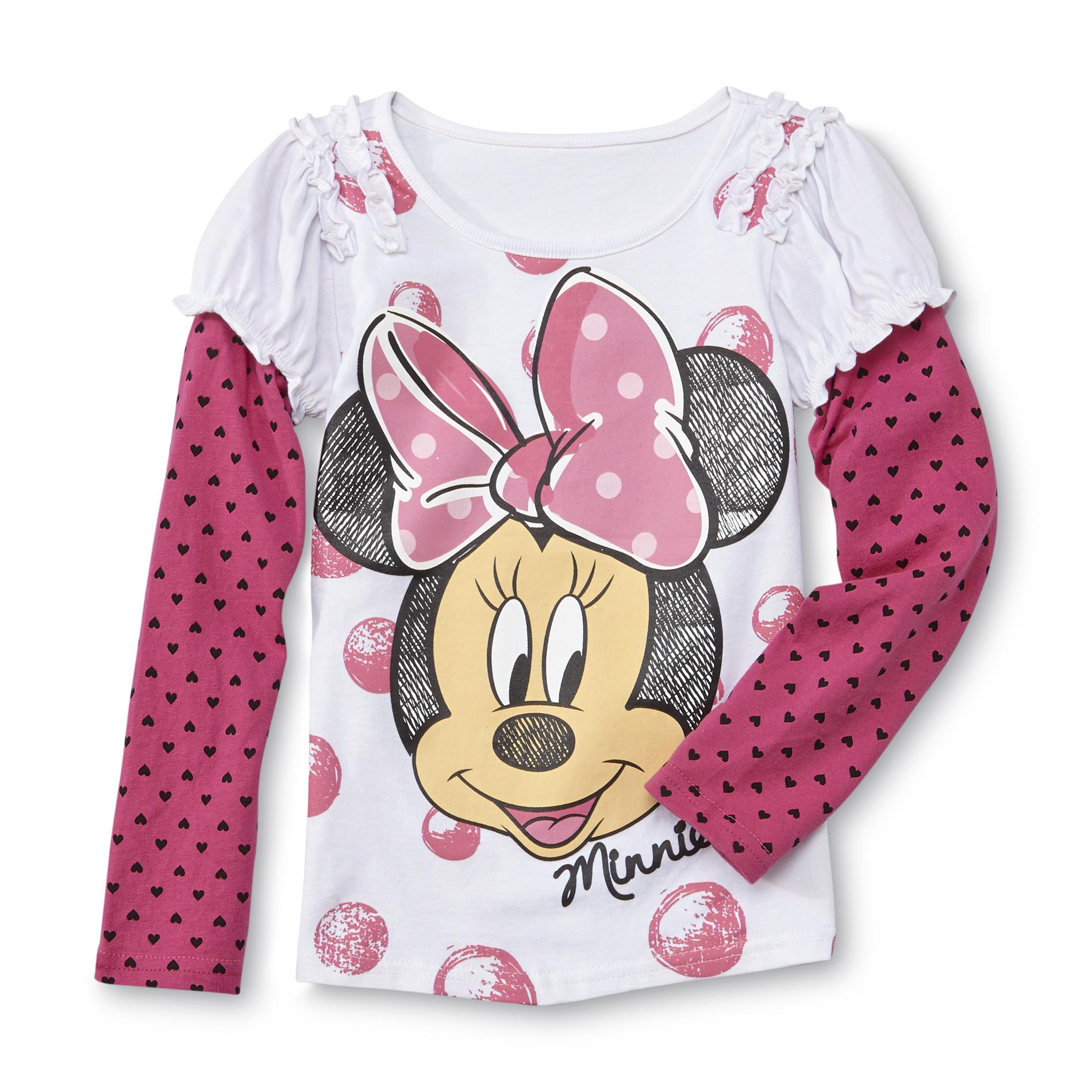 Disney Girl's Graphic Top - Minnie Mouse