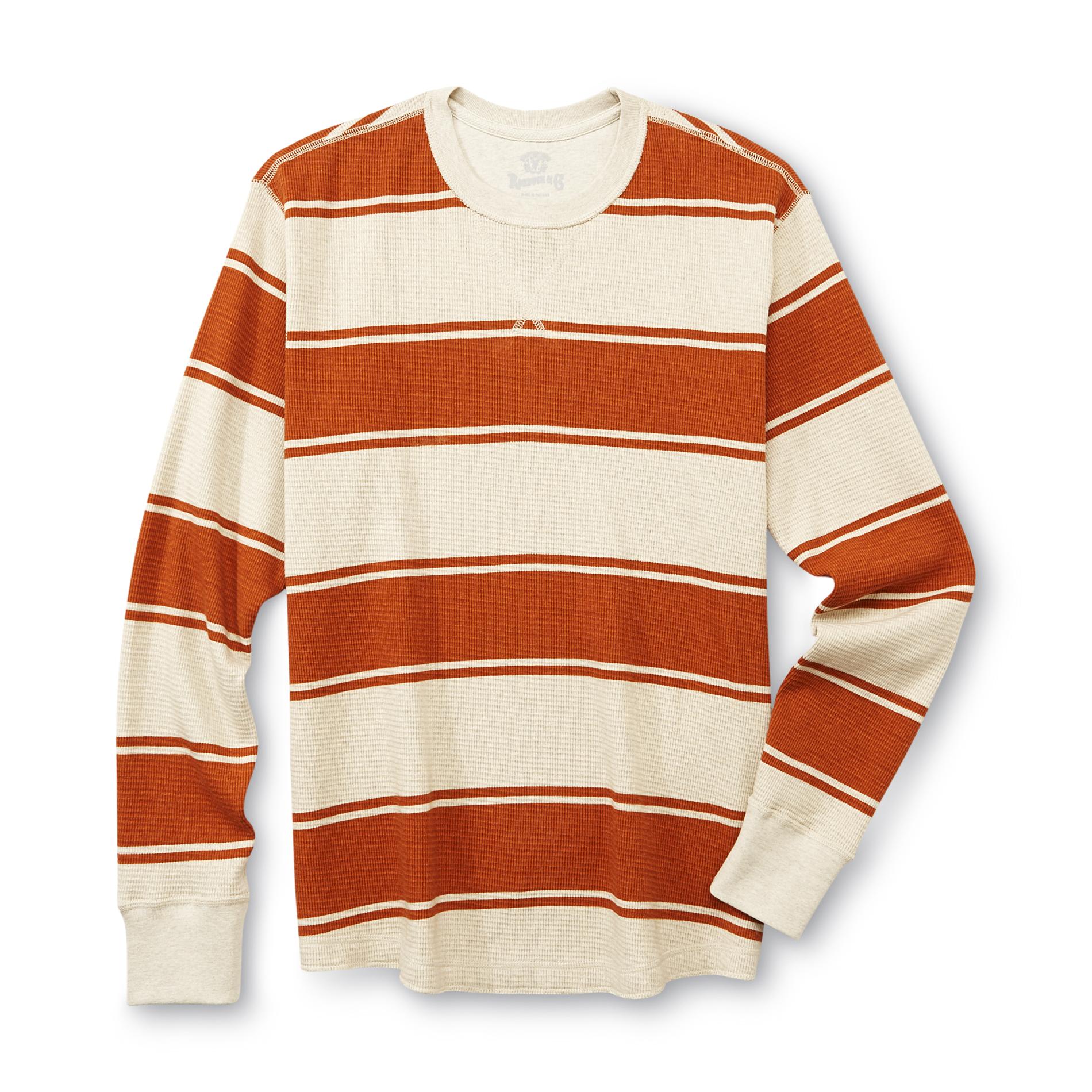 Roebuck & Co. Young Men's Thermal T-Shirt - Striped