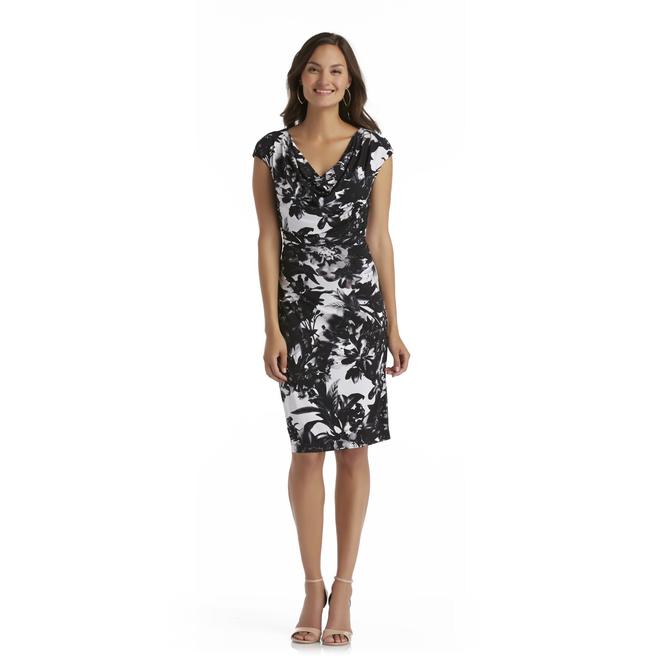 Ronni Nicole Women's Ruched Sheath Dress - Floral
