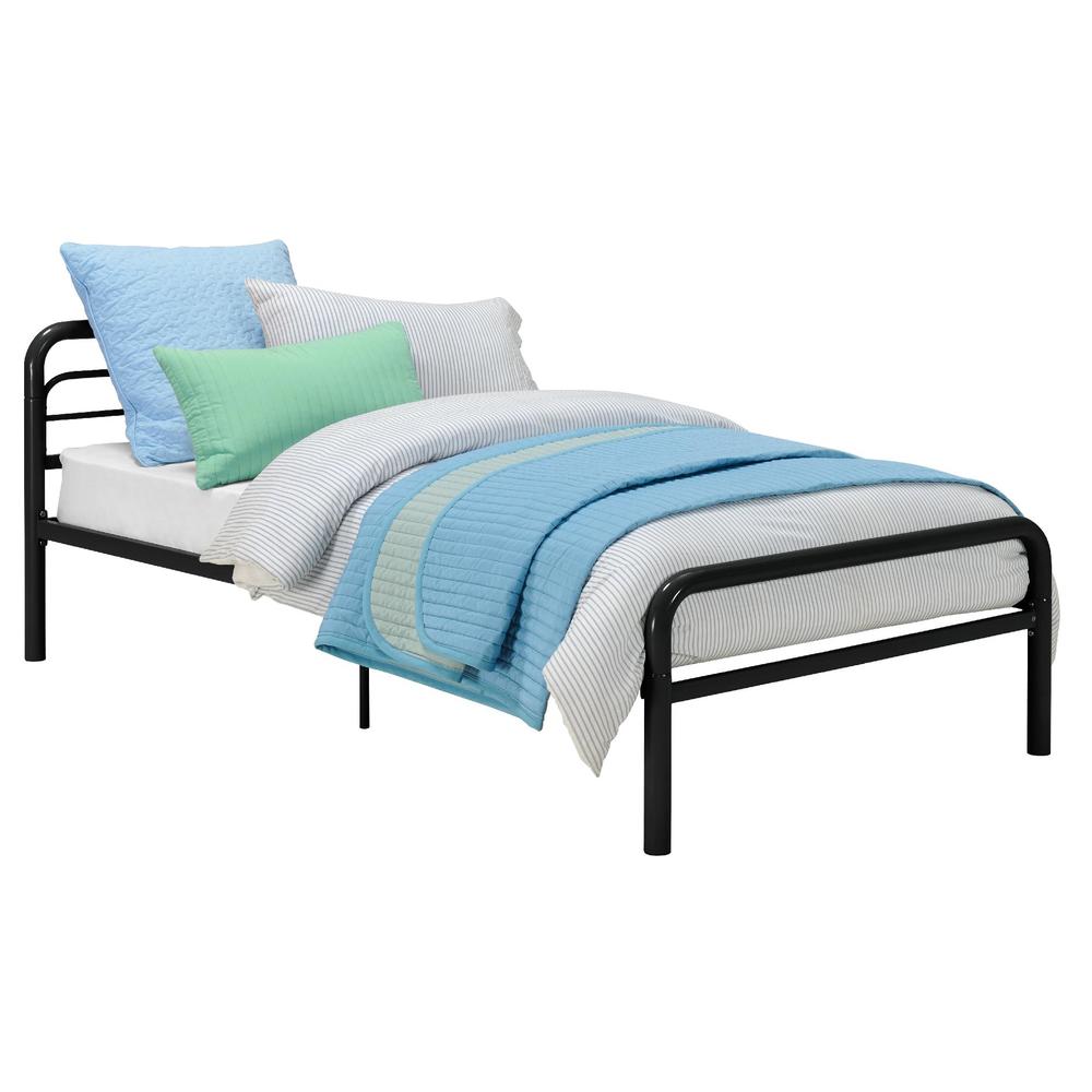 Dorel Twin Metal Bed  Multiple Colors