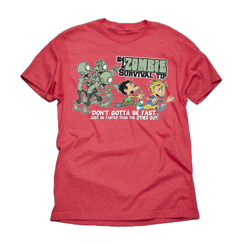 Route 66 Boy's Graphic T-Shirt - Zombie Survival Tip