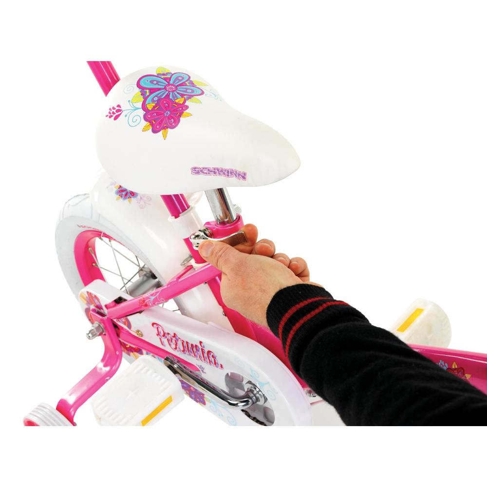 Schwinn Girls' 12" Petunia Steer-Along Bike