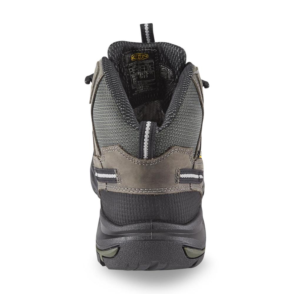 Keen Utility Men's Braddock 6" Gray Waterproof Steel Toe Hiking Boot 1011243