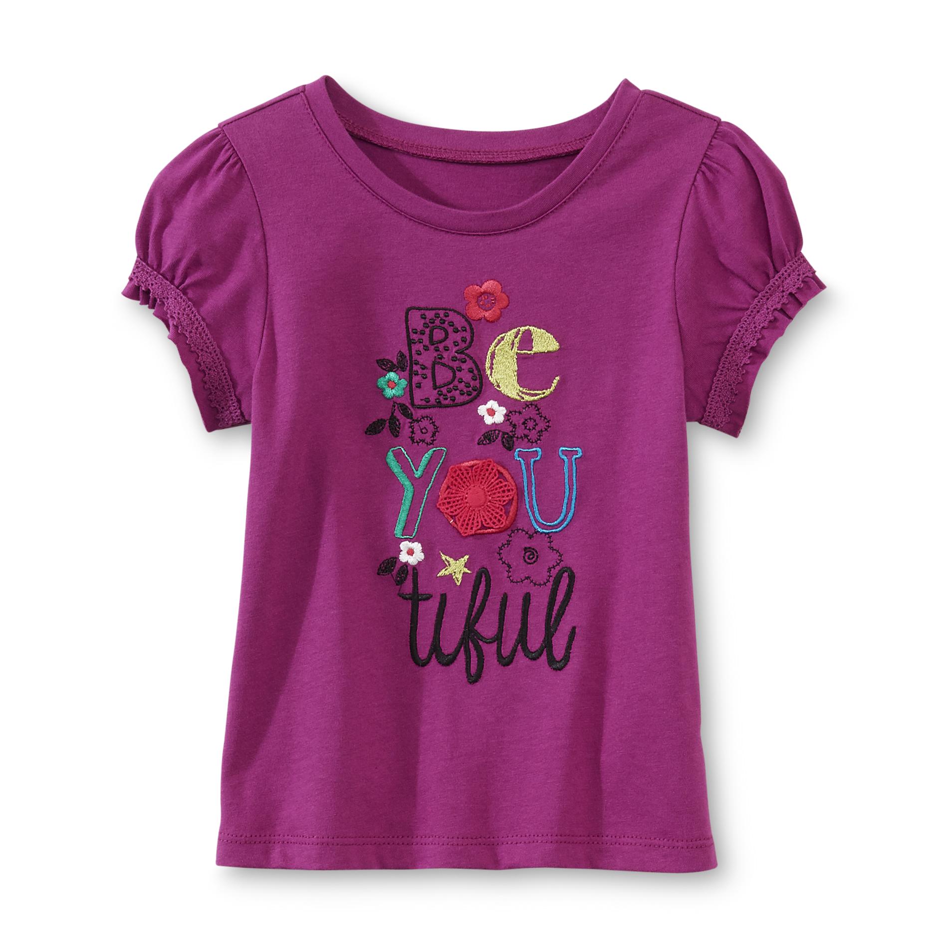 Toughskins Toddler Girl's Cap Sleeve T-Shirt - Beautiful