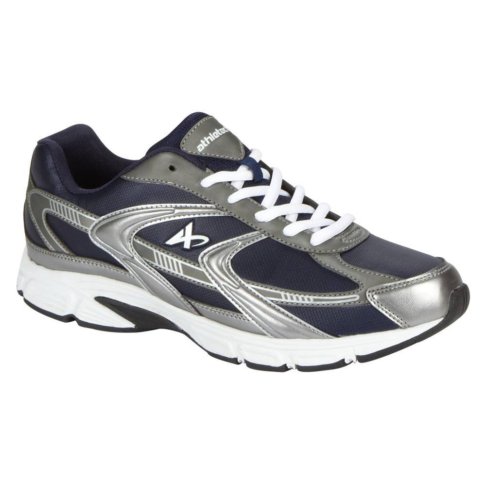 Athletech Men's Ath LEspy Low Profile Athletic Shoe Wide Width Navy