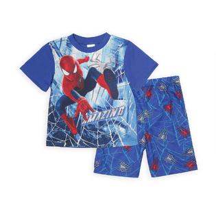 Marvel Spider-Man Boy's Pajama T-Shirt & Shorts - Clothing - Boys ...