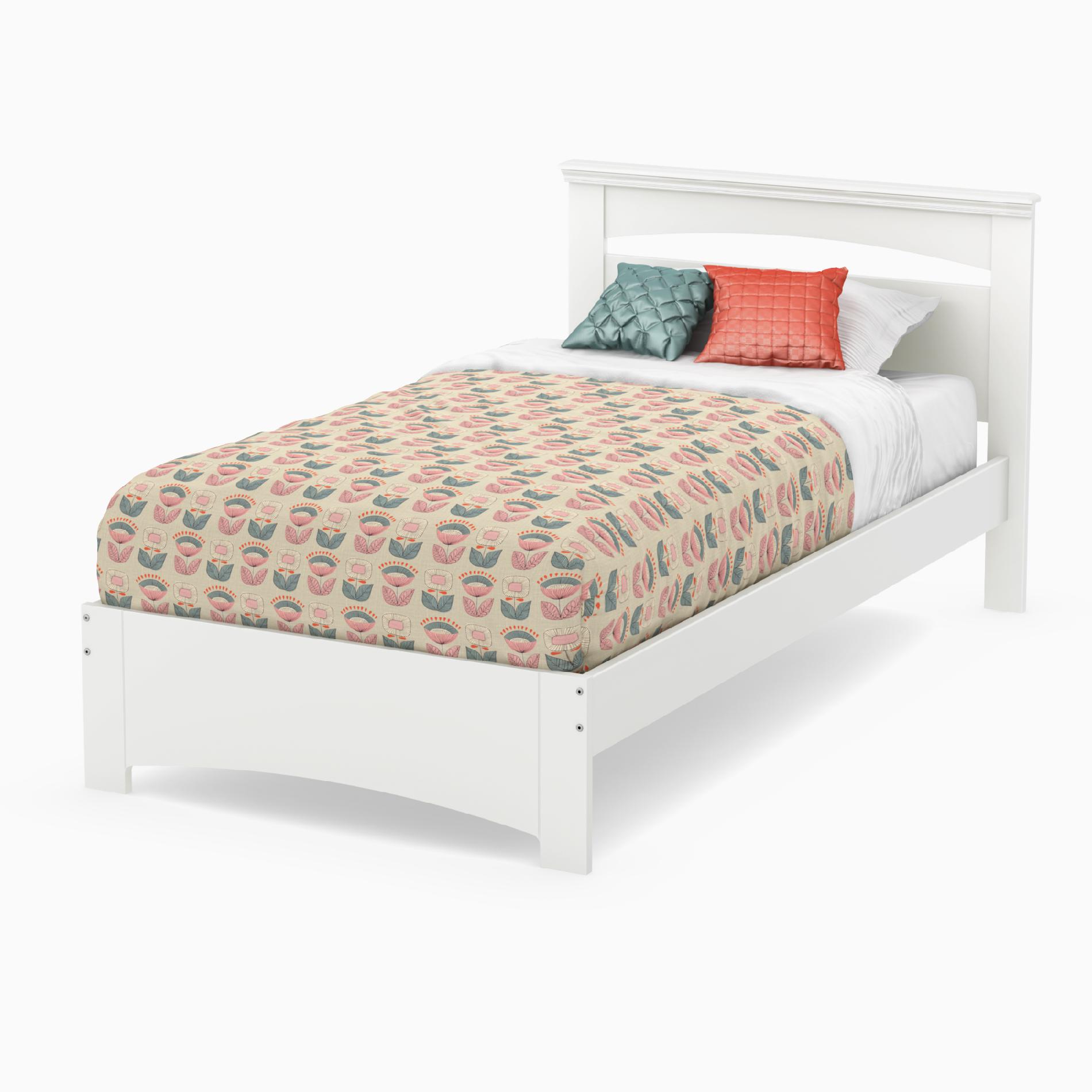 South Shore Libra Twin Bed Set (39''), Pure White