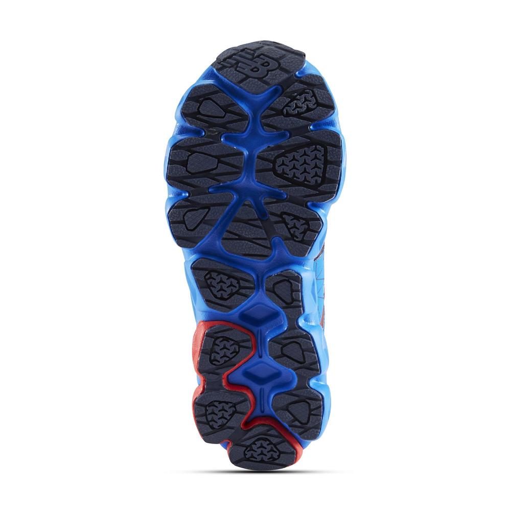 New Balance Boy's 890V4 Blue/Red Athletic Shoe