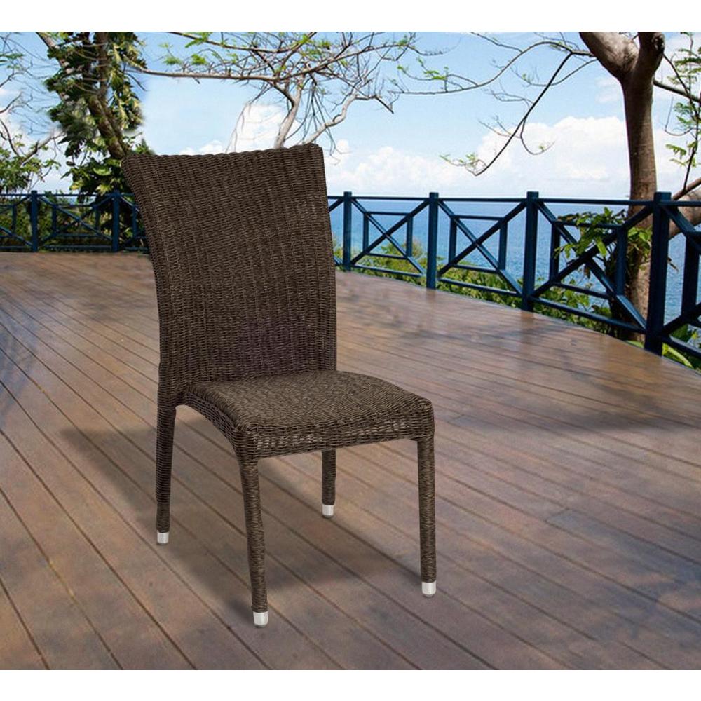 Amazonia Dodge 11 Piece Eucalyptus/Synthetic Wicker Extendable