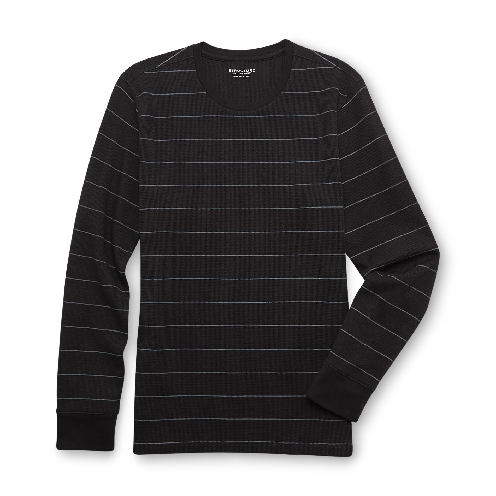 Structure Men's Thermal T-Shirt - Striped