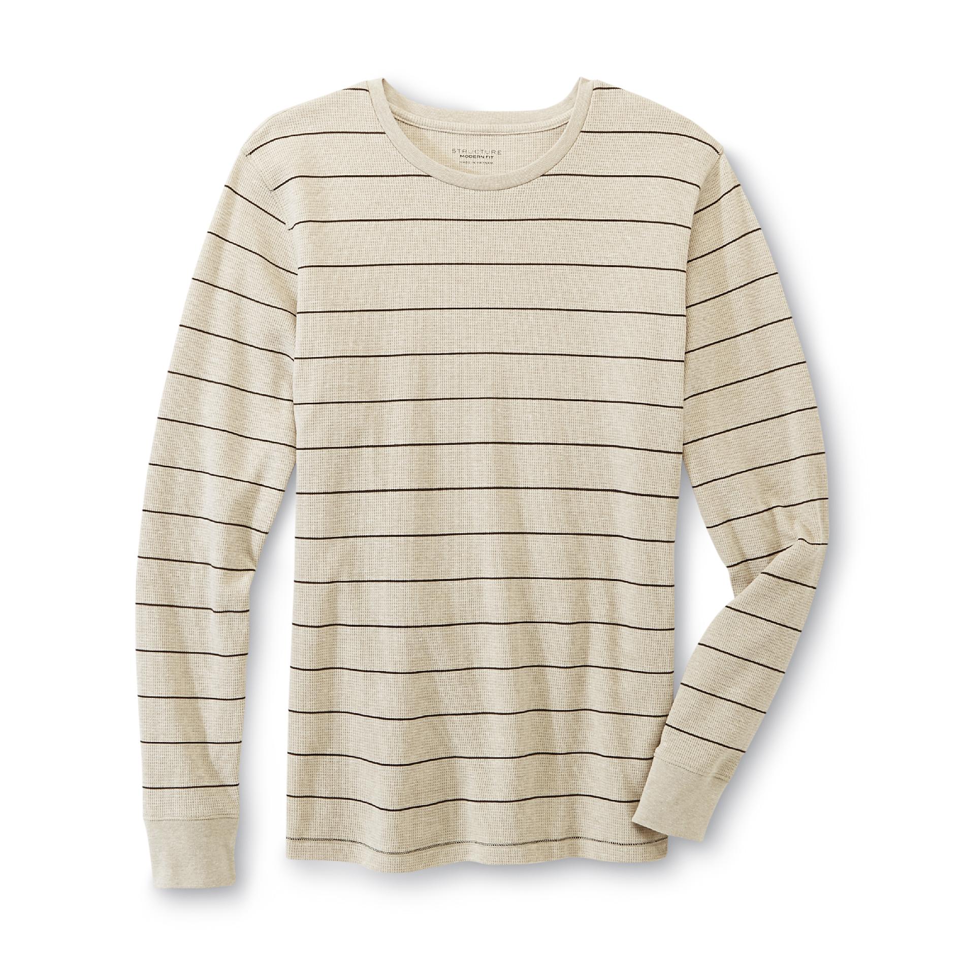 Structure Men's Thermal T-Shirt - Striped