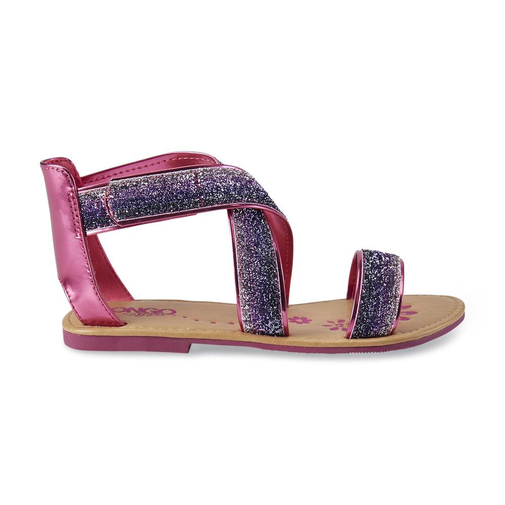 Bongo Girl's Astro Purple/Pink Gladiator Sandal